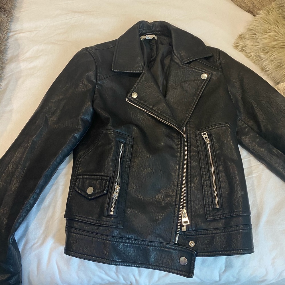 Top shop leather jacket